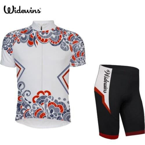 Widewins Women Team Cycling Clothing 2017 Black Red Breathable Bike Bicycle Wear Maillot Ciclismo Jersey Cycling Set 5318