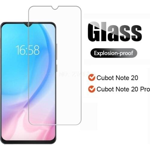 2-1Pcs Tempered Glass for Global Cubot Note 20 Smartphone Film Protective GLASS on Cristal Cubot Note 20 Pro Screen Protector