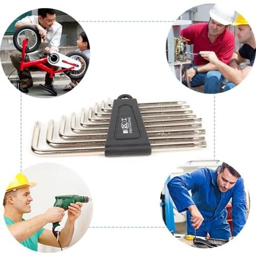 1set Plum Screwdriver Tool L-Type Spanners Universal Key For Bike Car Home Appliances Repair Tool Hand Tool Kits