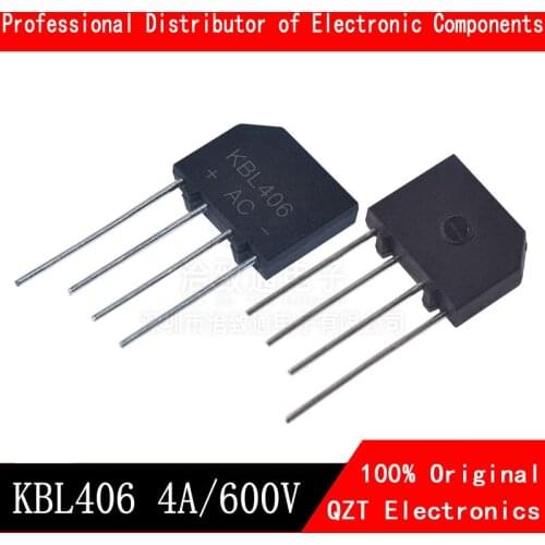 10pcs/lot 2A 3A 4A 6A 8A 10A 15A 600V 800V 1000V Diode Bridge Rectifier KBP206 210 310 KBL406 410 608 610 KBU810 1010 1510 new