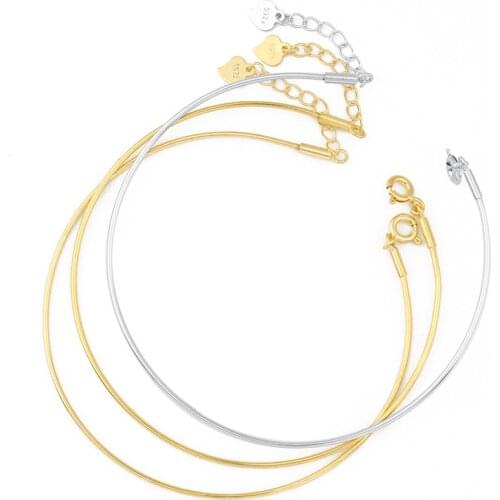 2020 Hot 925 Sterling Silver Gold Bracelet Bangle Findings Clasps Hooks Fittings for DIY Jewelry Making Supplies Accessories