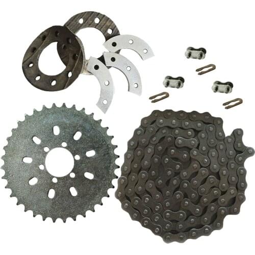 6 Holes 36 Teeth Sprocket&415 Chain Fits 66cc 80cc Engine Motorized Bicycle