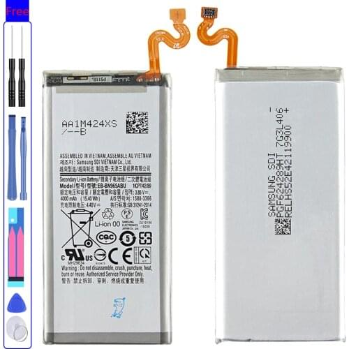 Battery EB-BN965ABU 4000mAh For Samsung Galaxy Note9 Note 9 N9600 SM-N9600 SM-N960F Bateria
