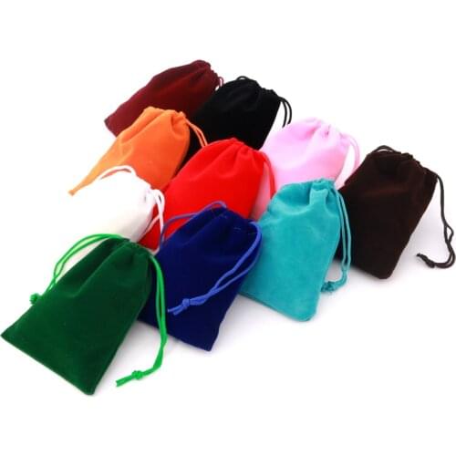 Free shipping 5pcs/lot 9*12cm Velvet Pouches Jewelry Packaging Display Drawstring Packing Gift Bags & Pouches custom logo extra