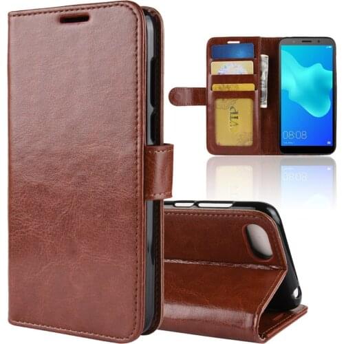 10pcs/lot R64 Wallet Leather Stand PU+TPU Cover with card slot For Huawei P Smart Plus Honor 10 8X Y5 2018 Nova 3 Nova 3i