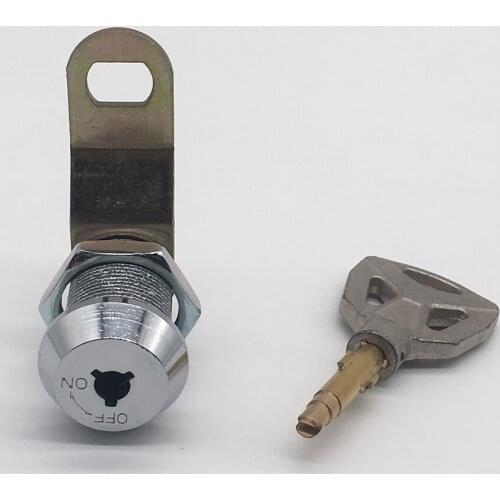 Length 21mm M19 cylinder safety key slot machine cabinet door bullet lock