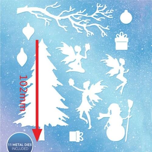 Happy brithday metal dies included snowman beatiful girl gifts treesCutting Dies For DIY Scrapbooking Embossing Photo Paper Cards Making Crafts New 2019
