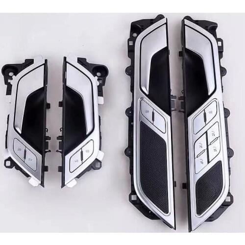 For Audi A6 C8 chrome-plated inner handle lock switch