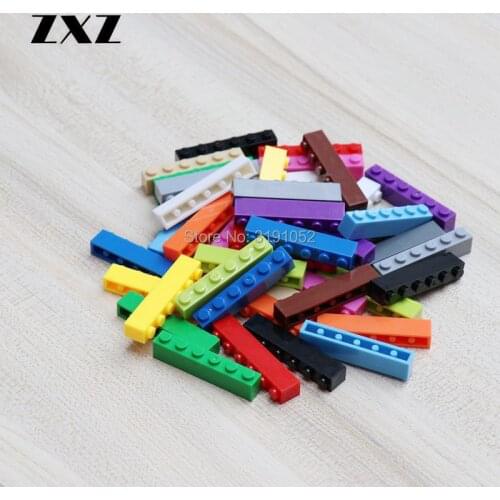 MOC Brick 1 X 6 ABS Plastic Building Blocks Early Learning DIY Toys for Boys & Girls 3009 100 Pieces