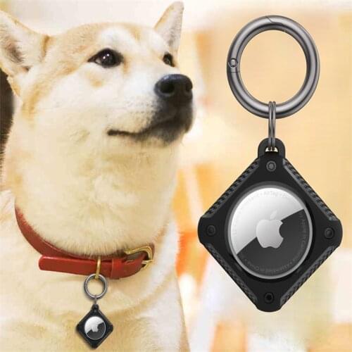 2021 New High Quality Protective Case For Apple AirTags Durable Pet Dog Collar Anti-Lost Anti-Scratch Shockproof Keychain Cover