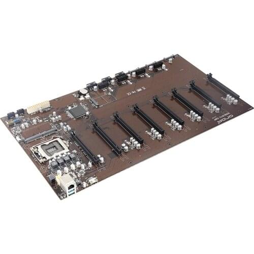 Onda B250 BTC-D8P Mining Motherboard 8 GPU Cards CPU Miner Mainboard