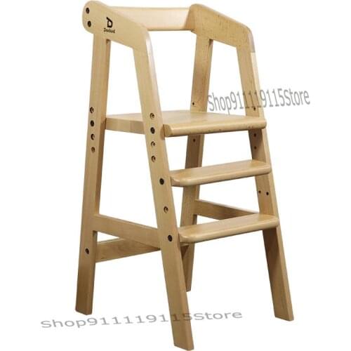 Childrens Dining Chair Babys Dining Chair Growth Chair Solid Wood High Chair Lifting Learning Desk Chair Bb Stool Home