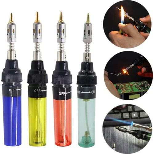 Celsius Butane Gas Welding Soldering Irons Welding Pen Burner Blow Torch Gas Soldering Iron Cordless Butane Tip Tool