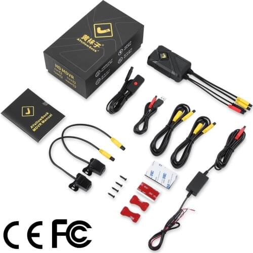 AYS-002 Waterproof Motorcycle dash Camera 1080P LVDS Driving Recorder GPS WIFI Free APP