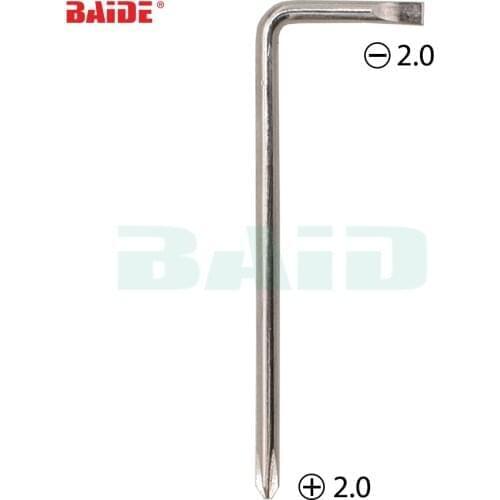 2.0mm Phillips Slotted 2-way mini Screwdriver Maintenance Tool Double Head Screwdrivers Wrench Hand Tool Screw Driver