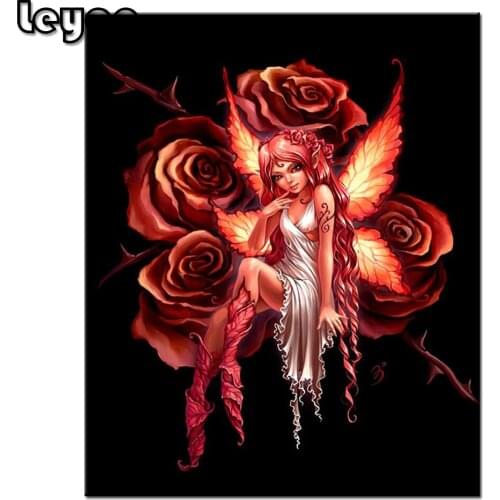 5d Diamond embroidery Cartoon Fantasy Rose Fairy cross stitch Diy diamond painting sale Full Square/Round art Home Decor