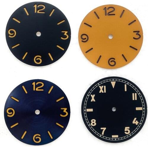 Watch Accessories 38.9mm Mechanical Mens Watch Accessories Scale Dial for ETA 6497 6498 Movement