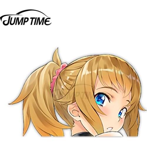 Jump Time Anime Gundam Build Fighters Try Hoshino Fumina 22 8.3 Bumper Window Helmet Vinyl Decal Peeker Car Stickers