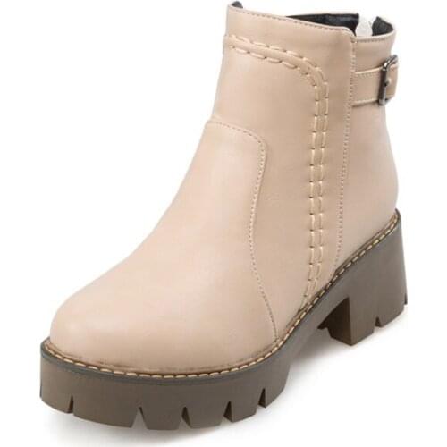 Big Size 9 10 11 12 boots women shoes ankle boots for women ladies boots shoes woman winter Diamond bow metal decoration