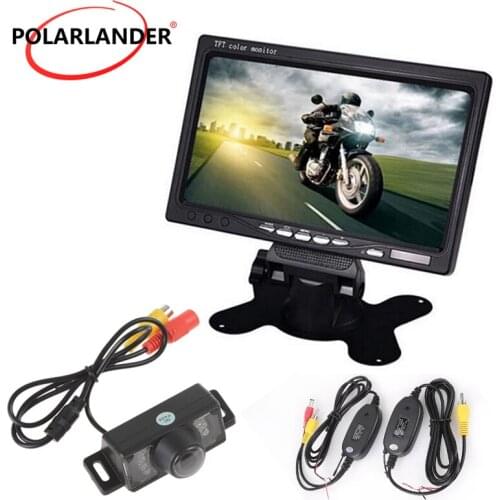4.3inch TFT LCD Car Monitor Reverse Rearview Color Camera Auto Parking Assistance Backup Reverse Camera Car-styling
