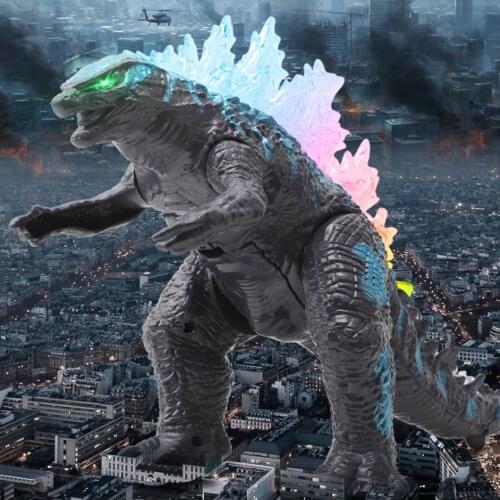 Electric Dinosaur Monster King Simulation Animal Model Walking Roar Lighting Kids Toys Boys Children Birthday Gifts 36 CM