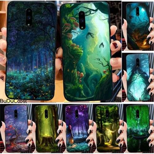Magic forest Phone Case For Redmi 6 4X 7 7A 8 GO K20 Note 4 4X 5 5A 6 6 Pro 7 8 8pro Black TPU Soft