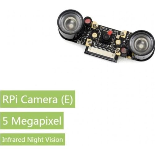Raspberry Pi 3 B Camera module (E) Support Raspberry Pi B+/A+ 5M Pixels infrared LED Supports Night Vision = RPi Camera (E)