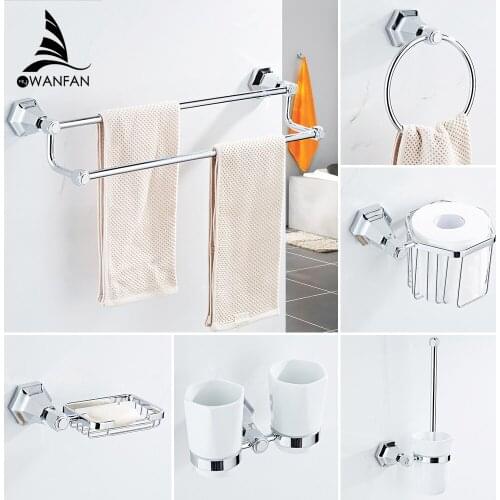 Bathroom Accessories Bath Hardware Set Golden Color Toilet Paper Holder Towel Rack Tissue Holder Cup Holder Robe Hook 93000L