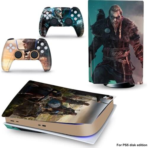 GOD PS5 Standard Disc Edition Skin Sticker Decal Cover for PlayStation 5 Console & Controller PS5 Skin Sticker Vinyl