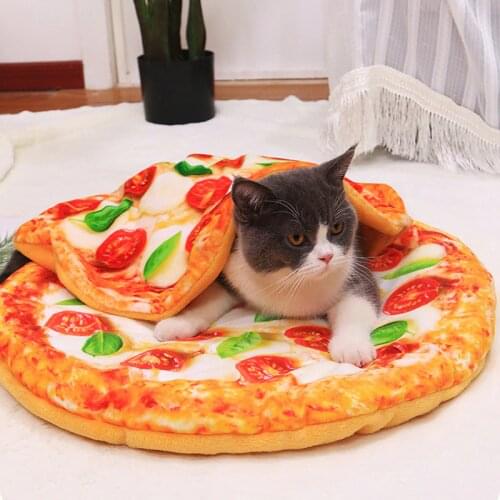 Dog Pets Mat Bed Quilt Egg Avocado Pizza Toast Plush Blanket for Cats Dogs Floor Mats Quilt Set Blanket Sleeping Bed Cushion