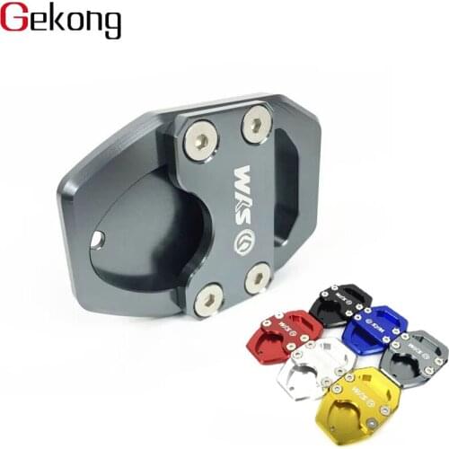 Fit For SYM T2 CRUISYM300 GTS300i CNC aluminum Motorcycle stand Side plate to extend extension Kick Stand Accessories