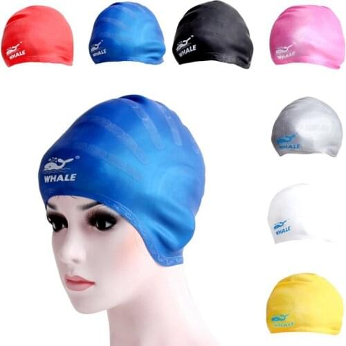 Silicone Swimming Cap Ear Protection Men And Women Long Hair Waterproof New