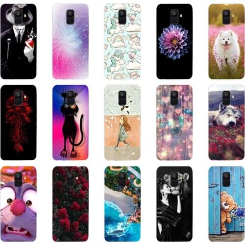 C Silicone case For Samsung Galaxy A8 2018 for samsung A8 2018 case protective coque