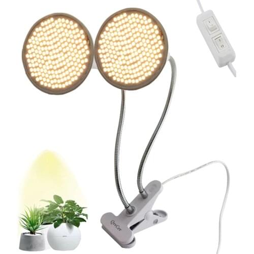 200 LED sunlight Grow light Full Spectrum Phyto yellow Lamp Hydro Fitolamp growbox Plant Clip vegetable Flower Greenhouse