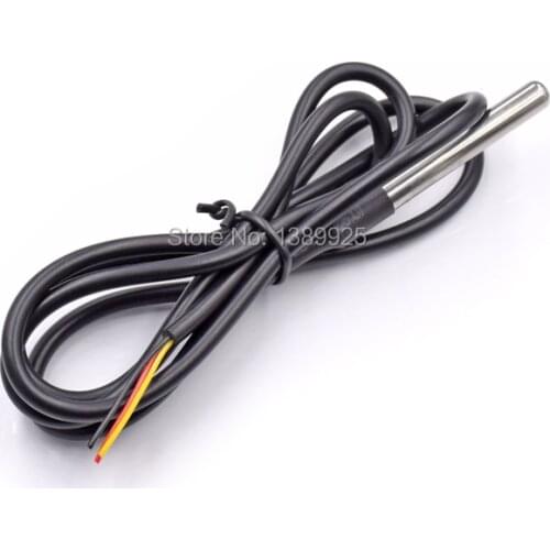 20pcs Stainless steel package Waterproof DS18b20 temperature probe temperature sensor 18B20