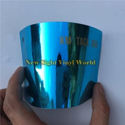 High Quality Stretchable Tiffany Blue Chrome Vinyl Film Folie For Car Wraps Air Bubble Free