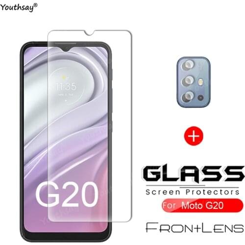 For Motorola Moto G20 Glass Tempered Glass for Motorola G20 Glass Screen Lens Camera Protector Film For Moto G20 G30 G50 G10 G60