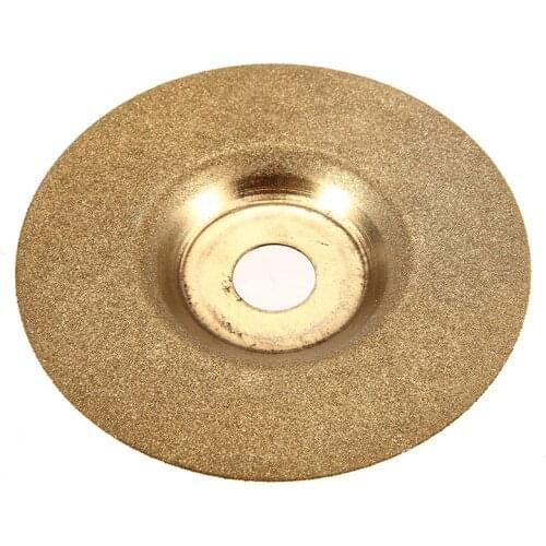 100#Grit 4inch Glass Grinding Cutter Diamond Angle Grinding Wheel Disc Pan For Angle Grinder 100 Mm Glass Stone Metal Grinding