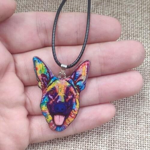 11 Styles Cute Fashion Enamel Colorful Dog Cat Swallow Horse Elephant Rope Pendant Necklace Gift For Girls Women DP001-011