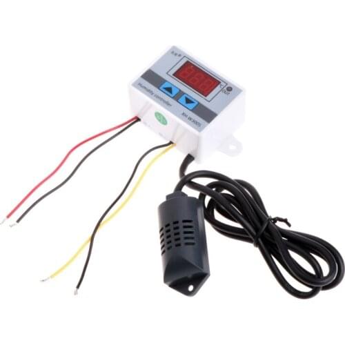 12V-220V Digital Humidity Control Controller Switch hygrostat Hygrometer Sensor