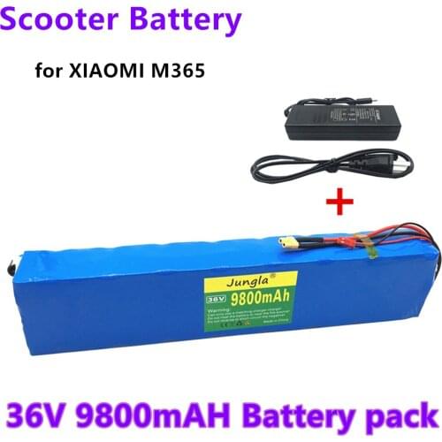 2021 100% 36V 9800mAh Scooter Battery Pack for Xiaomi Mijia M365, Electric Scooter Accessories+Charger