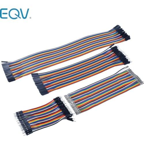 40pcs 20cm 1p-1p female to male jumper wire Dupont cable for Breadboard
