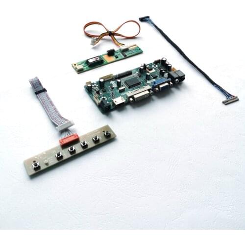 For B152EW01 V1 V2 LVDS 20-Pin VGA DVI 1280*854 LCD panel 15.2" 1CCFL Inverter M.NT68676.2A display controller card DIY kit