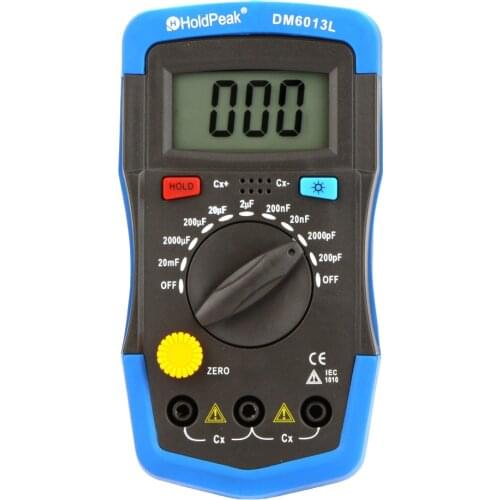 DM6013L Handheld Digital Capacitance Meter Capacitor Electronic Capacitance Tester Diagnostic-tool Capacitance Meters