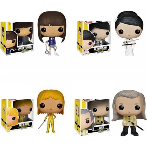 Funko Kill Bill CRAZY 88 THE BRIDE #68 #72 Vinyl Action Toy Figures Collection Model Toys