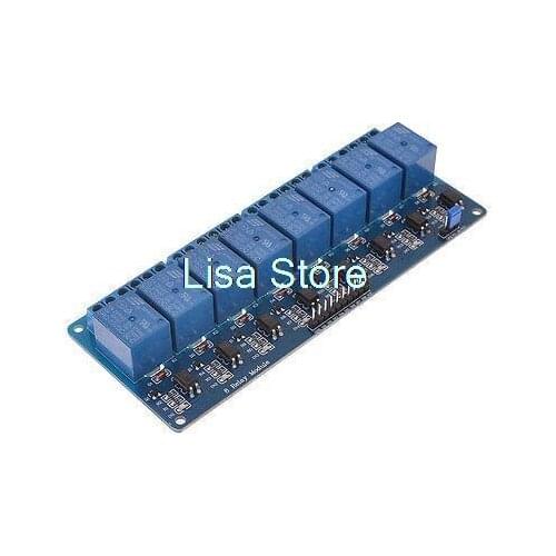 Isolated Optocoupler Driver Power Relay Module 8CH 5V for AVR 51 PIC SCM