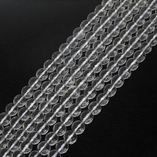 Mini. order is $7!Wholesale 52pcs,8mm 64 Surface Faceted Clear Rock Crystal Quartz Round DIY Loose Beads 15"