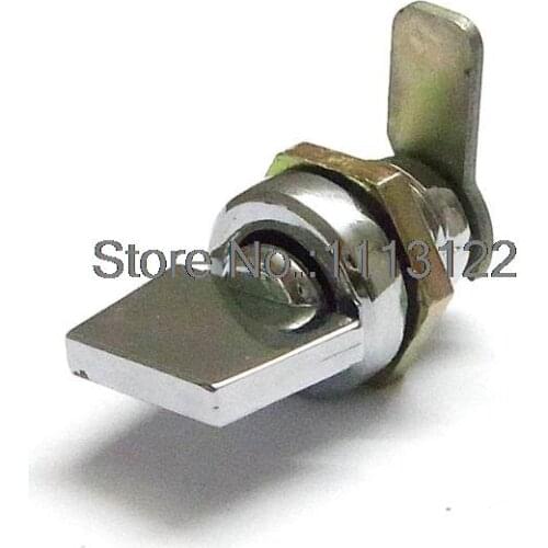 MS844 Small Keyless Cabinet Cam Lock Knob Turn Cylinder Industrial Enclosure Cam Lock Without key Cabinet Cam Lock 1 PC