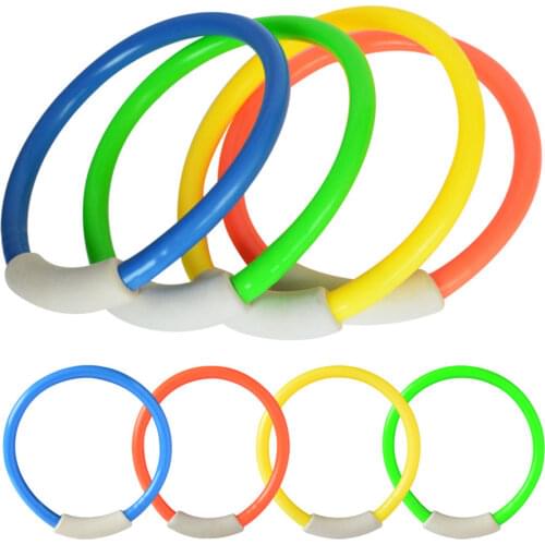 Swimming Pool Diving Circle Plastic Portable Swimming Diving Ring Underwater Diving Circle for Childrens Summer Toys