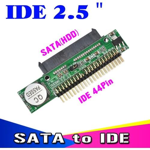 Sata To IDE 2.5 Sata Female To 2.5 inch IDE Male 40 Pin Port 1.5Gbs Support ATA 133 100 HDD CD DVD Serial Adapter Converter